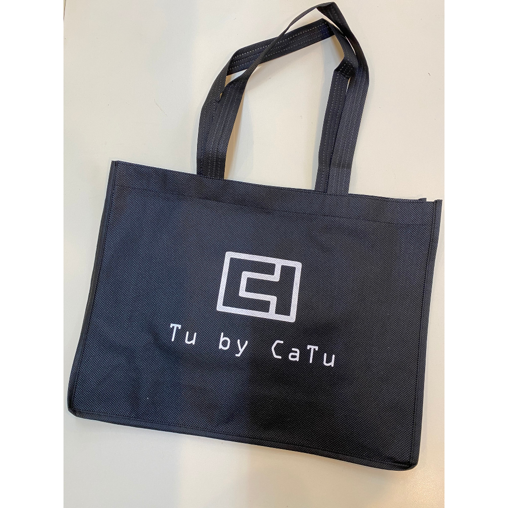 TUBYCATU | Túi vải không dệt logo Tu by CaTu - loại túi ngang