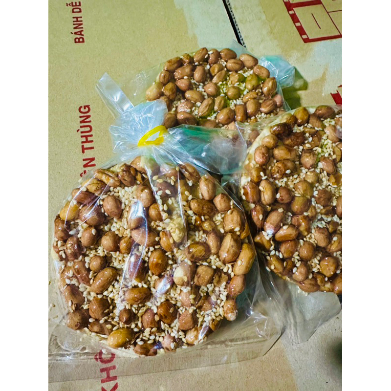 Kẹo đậu phộng tròn hạt to bịch 2 miếng