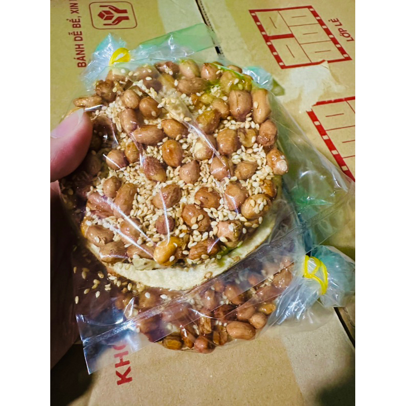 Kẹo đậu phộng tròn hạt to bịch 2 miếng