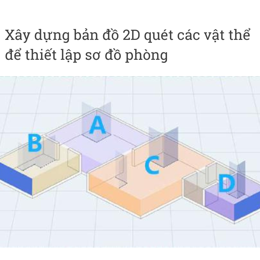 Robot hút bụi và lau nhà Rapido hecquyn 1 lực hút 2700PA, sạc pin tự động, có app và điều khiển từ xa