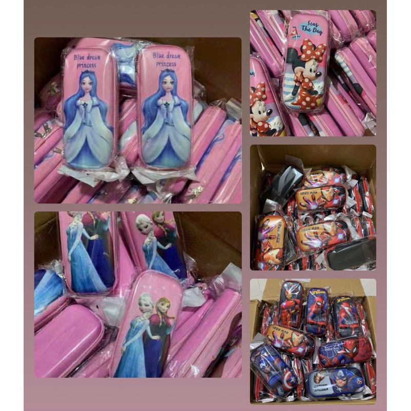 Hộp bút, hộp đựng bút 3D siêu nhẹ, chống thấm nước cho bé gái