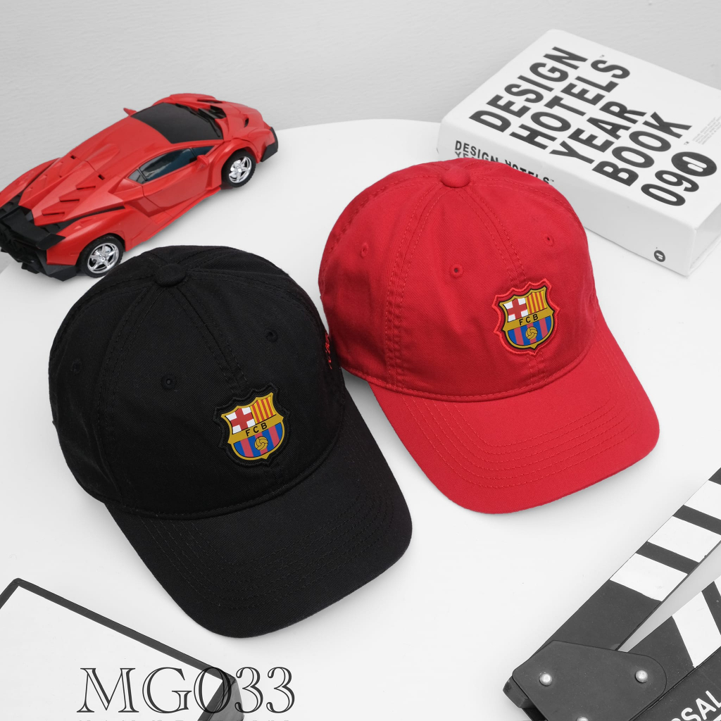 Nón kết, mũ lưỡi trai Unisex CLB Barcelona form chuẩn thời trang (Ảnh thật)