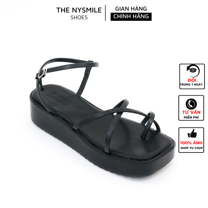 Sandal nữ đế xuồng 3 phân xỏ ngón - The NySmile - SEGY