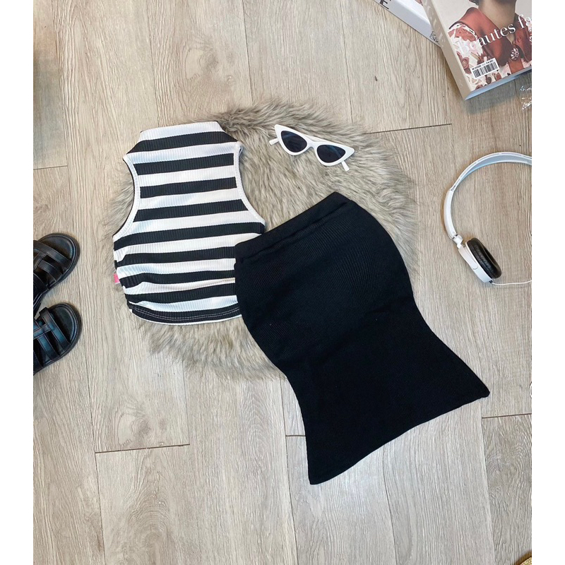 Set váy đuôi cá xinh xắn cho bé