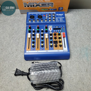 Mixer Yamaha F4 Pro tích hợp vang số 16 chế độ vang và soundcard livestream - có Bluetooth