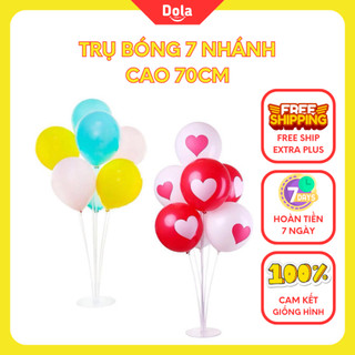 Trụ gắn bóng bay mica, đế giả bóng bay hidro để bàn trang trí sinh nhật, thôi nôi, đầy tháng
