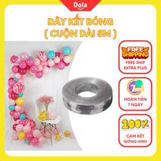 Dây kết bóng bay trang trí sinh nhật, cuộn 5m