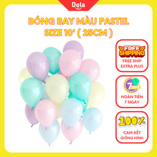 Combo 20 quả Bóng bay pastel size 10 icnh (25cm) phụ kiện trang trí sinh nhật, thôi nôi, tiệc cưới