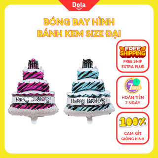 Bóng bay bánh gato sinh nhật size đại, trang trí tiệc sinh nhật siêu đẹp