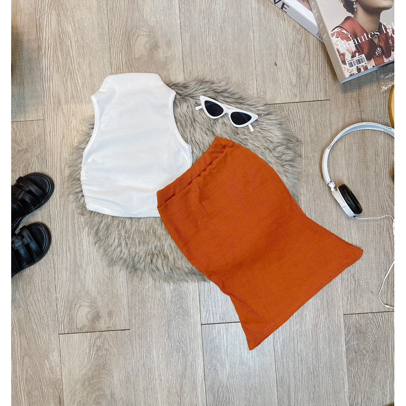 Set váy đuôi cá xinh xắn cho bé