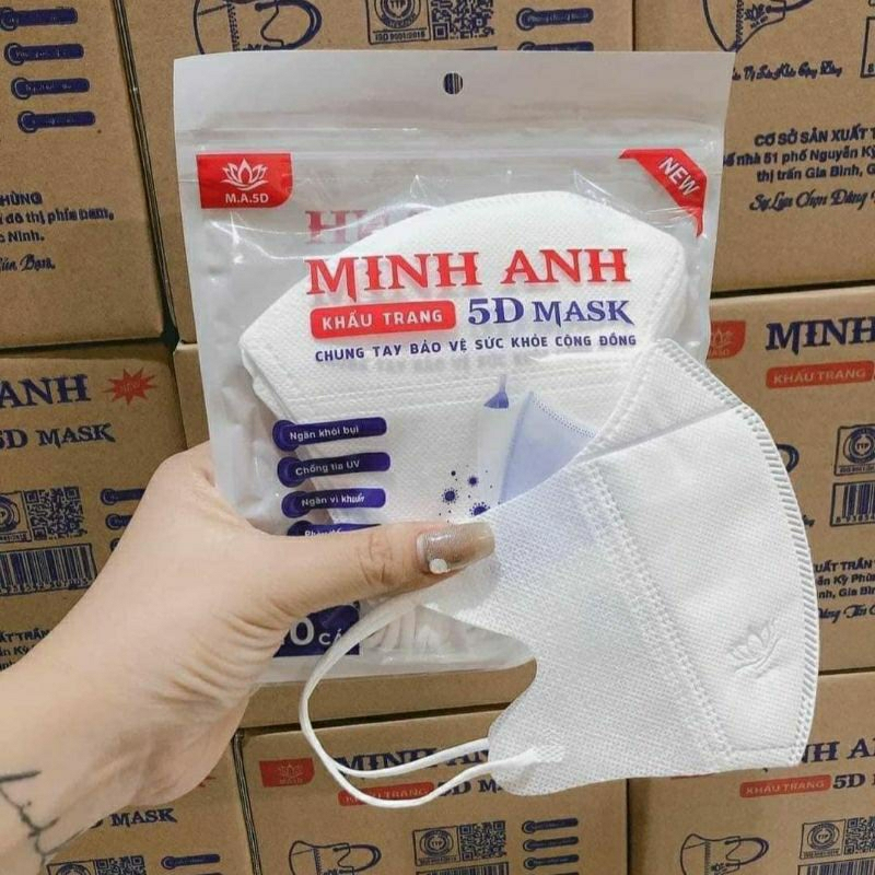 THÙNG 200 CHIẾC KHẨU TRANG 5D MASK SIÊU ĐẸP .SIÊU TIỆN LỢI