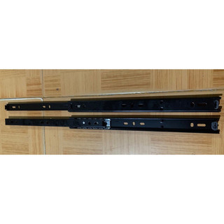 Bộ ray trượt 2 tầng AEC- HAMMERER(bản 2,5cm_dài 28,33,38cm),ray trượt ngăn kéo tủ,bàn sơn đen tĩnh điện