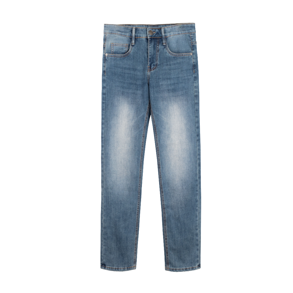 Quần Jeans nam trơn cao cấp form suông LADOS-24068 co giãn, không ra màu, hàng chính hãng