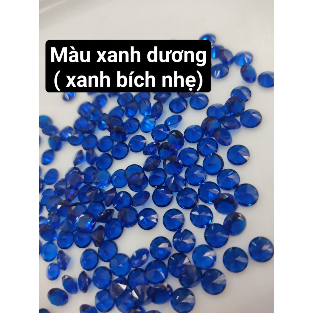 Đá trang sức màu xanh dương kích thước 5.0mm
