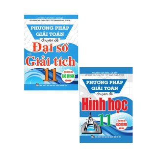 Sách - Combo Phương pháp giải Toán chuyên đề Đại Số và Giải Tích 11 + Hình học 11 (bộ 2 cuốn) - HA