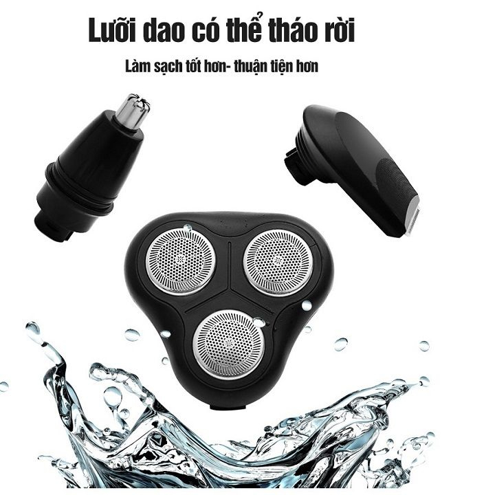 Máy Cạo Râu 9D Shaver 4in1, Máy Cạo Râu Nam Chính Hãng Đa Năng 4 Trong 1, Máy Cạo Râu Mini Đa Năng Cạo Râu