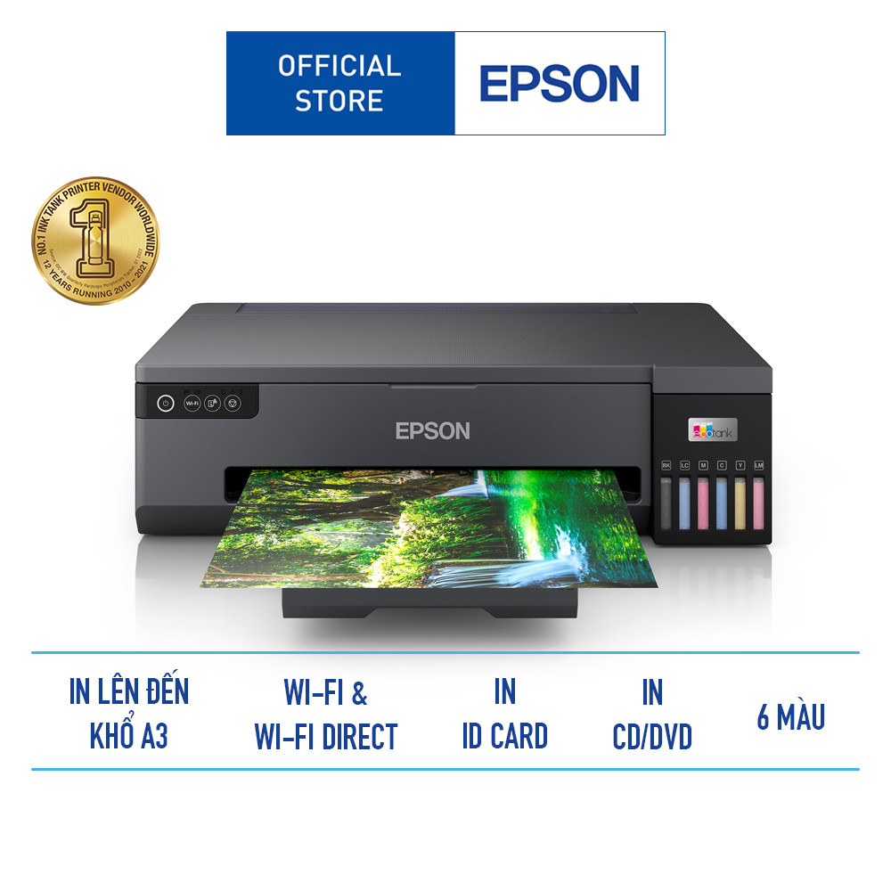 [Mã ELCL12 giảm 9% đơn 300K] Máy in phun màu Epson Ecotank L18050