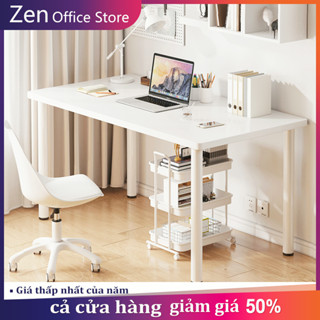 ZEN Bàn làm việc đa năng  decor phòng ngủ phong cách dùng học tập làm việc cho học sinh chân tròn