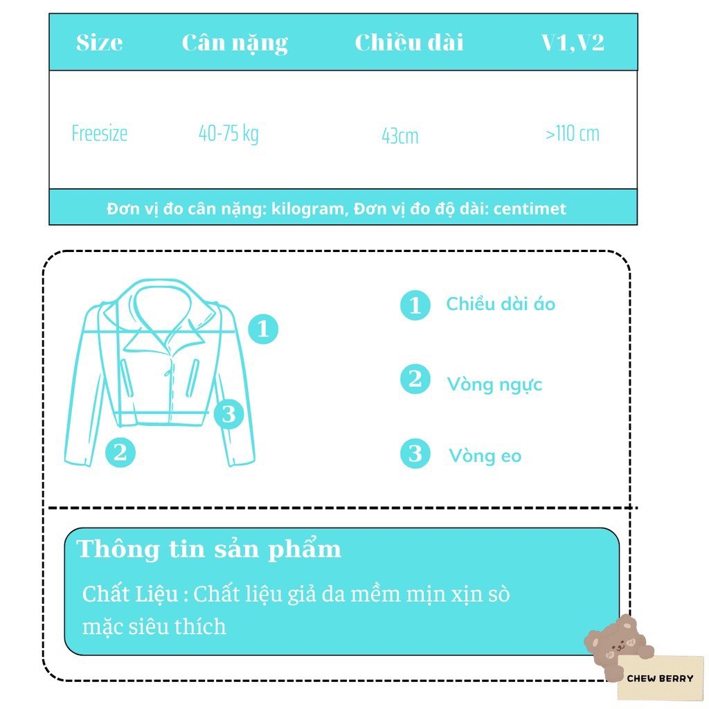 [Ảnh Thật] Áo Khoác Nữ, Áo Khoác Da Croptop Dáng Basic Hàng Loại 1 | BigBuy360 - bigbuy360.vn