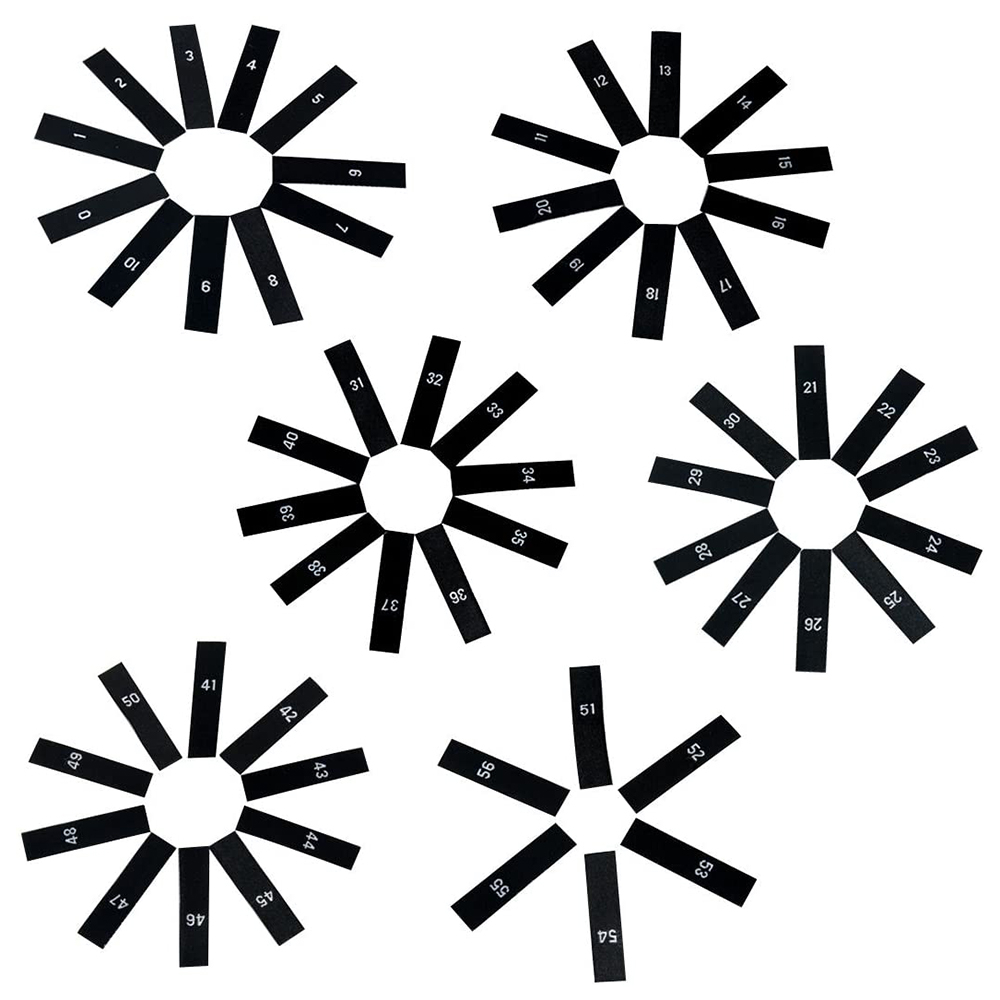 Size Số Tem_nhãn dệt_nhãn mác quần áo_50pcs_Size 25 to 49