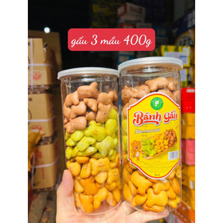 bánh gấu nhân kem mix vị