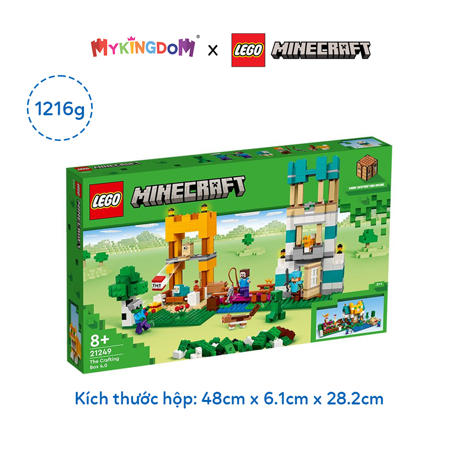 Đồ Chơi Lắp Ráp Bộ Minecraft Sáng Tạo 4.0 LEGO MINECRAFT 21249