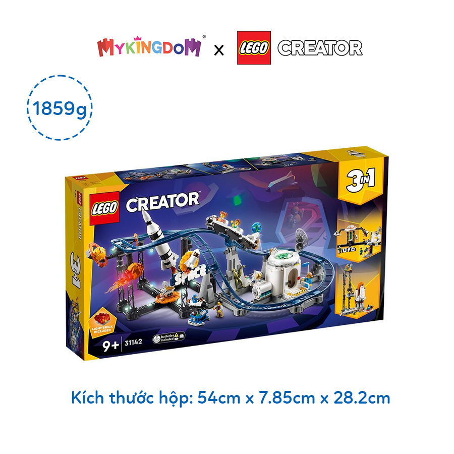 Đồ Chơi Lắp Ráp Tàu Lượn Siêu Tốc Không Gian LEGO CREATOR 31142