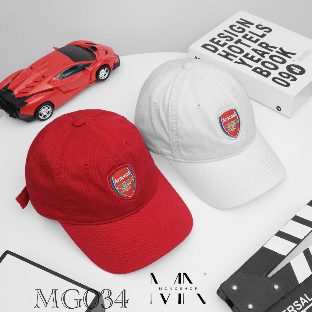 Nón nam, mũ lưỡi trai CLB Bóng đá Arsenal vải Kaki đẹp form chuẩn (Ảnh thật)