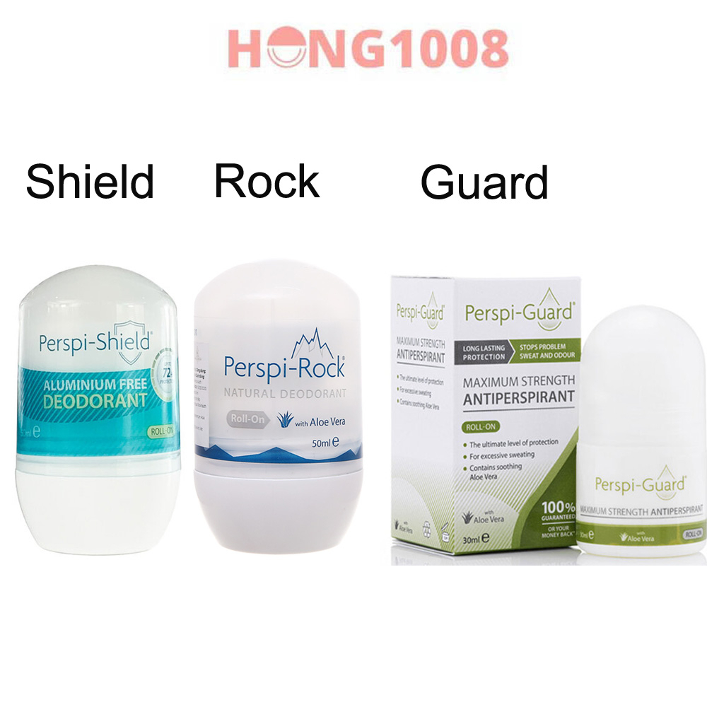 Lăn khử mùi Perspi-Guard , Perspi-Shield , Perspi-Rock của Anh 30ml 50ml shop Cosin Store Khử mùi hiệu quả