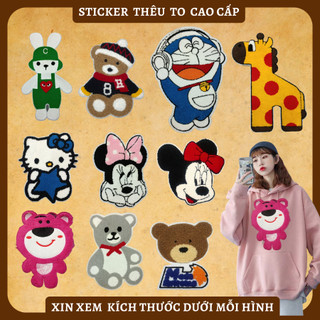 Sticker ủi quần áo cao cấp - HÌNH TO - sticker dán quần áo dùng làm miếng dán vá Quần Áo,vá áo phao,trang trí quần áo