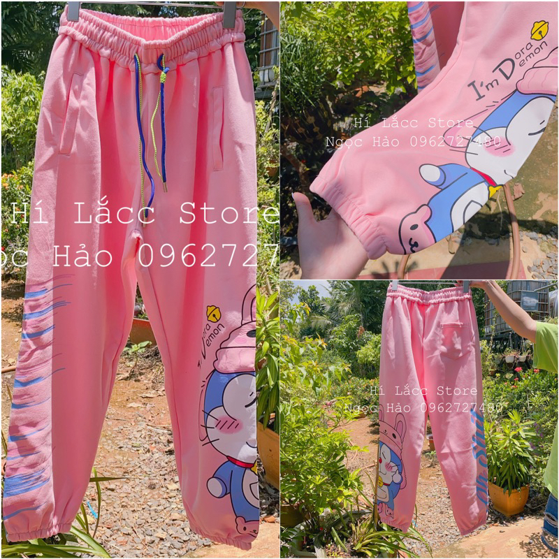 Quần jogger doremon doraemon