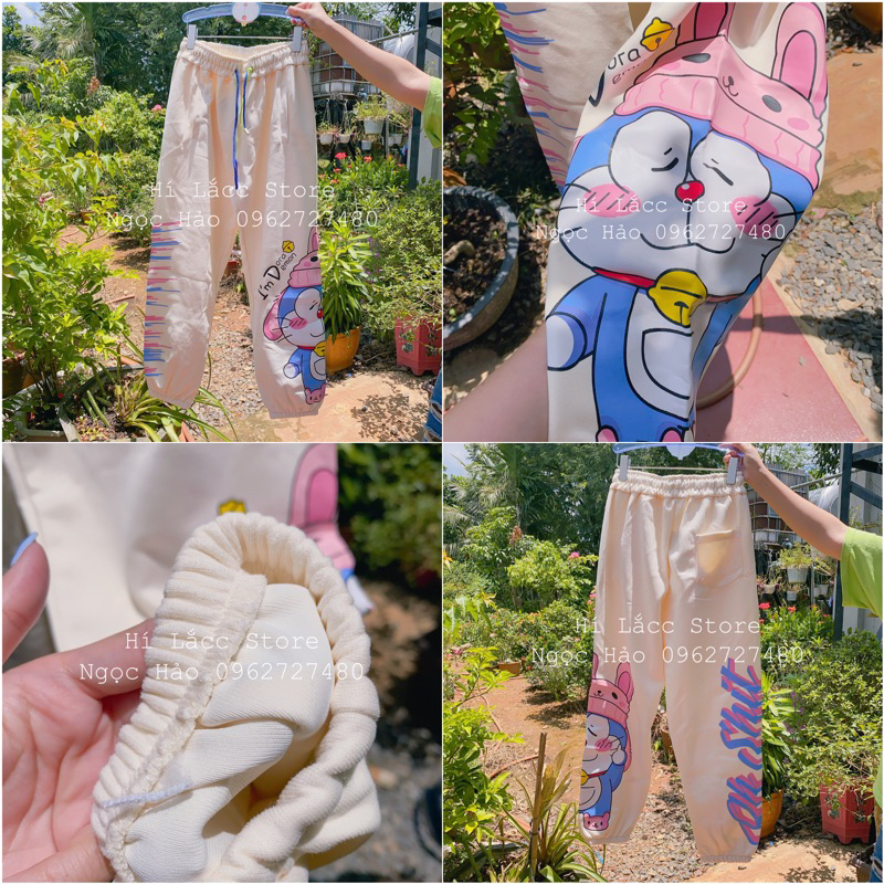 Quần jogger doremon doraemon