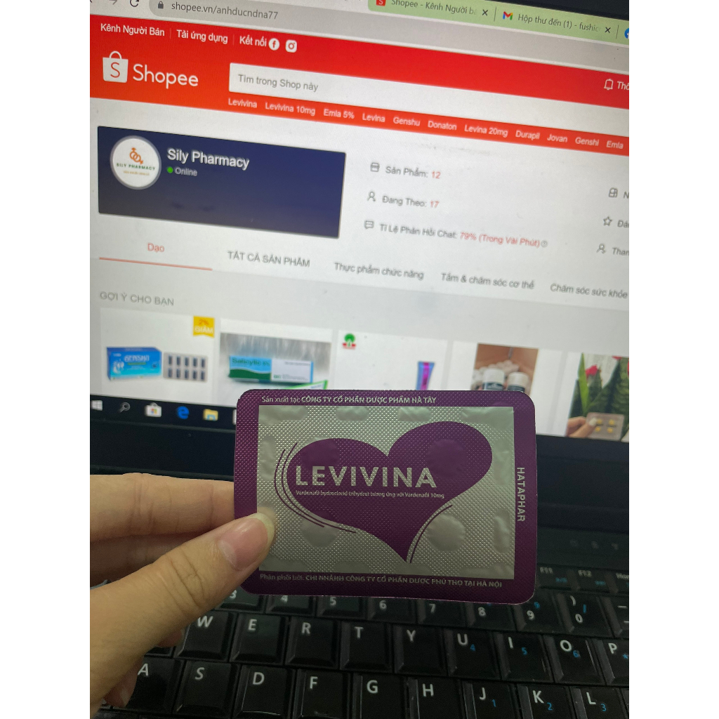 Levivina  Hộp 1 vỉ 4 viên