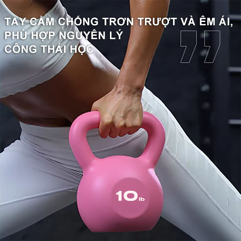 KETTLEBELL - Tạ Bình Vôi,Tạ Ấm,Tạ Quai Xách, Tạ Chuông Dụng CụTập Gym ,Săn chắc lưng eo, định hình và giảm mỡ