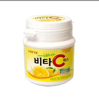 Kẹo ngậm bo sung vitamin C Lotte Hàn Quốc 65g