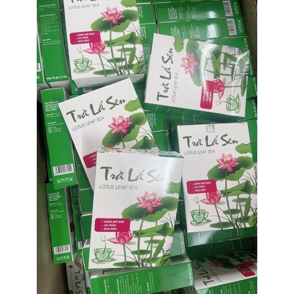 Trà lá sen hương thơm đặc biệt Hộp 25 gói