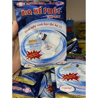 Men xử lý bể phốt Bio - mềm xử lý bể phốt bóng cầu siêu mạnh