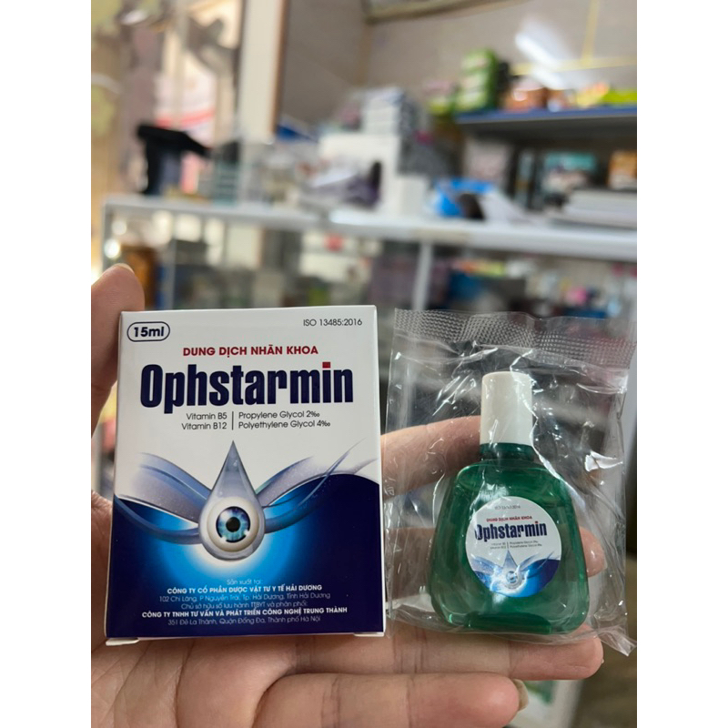 Dưỡng Mắt Ophstarmin chính hãng 15ml