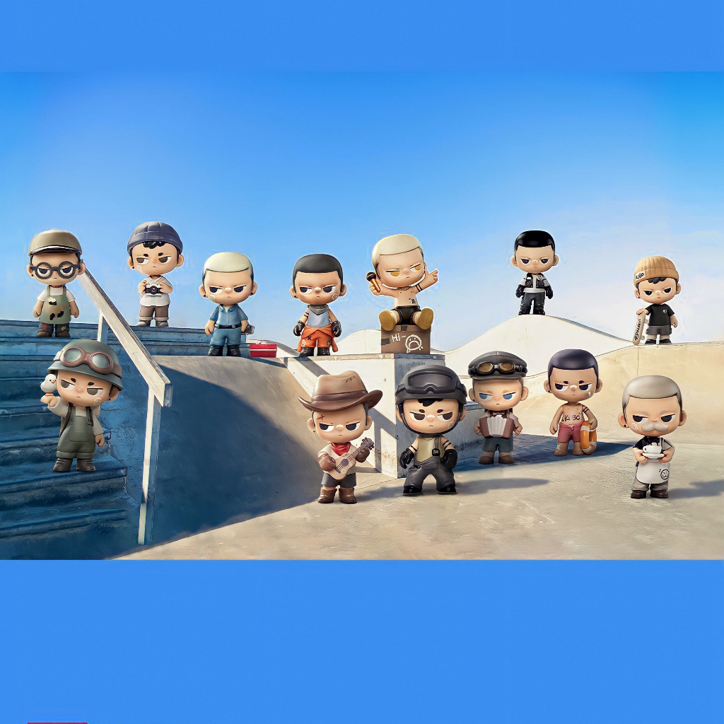 POP MART Art Toys Kubo Walks Of Life Series Quà Tặng Sinh Nhật Dễ Thương Mô Hình Hành Động Trẻ Em Đồ Trang Trí Để Bàn