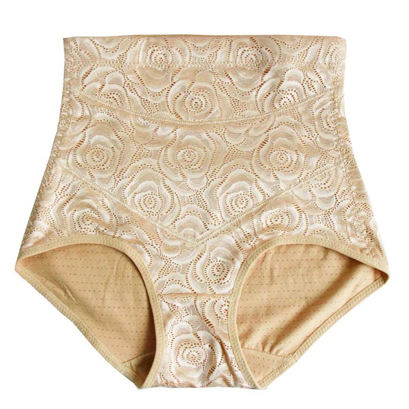 Quần Lót Ghen Bụng Cạp Thông Hơi Phối Hoa Nổi Xịn Sò Luôn