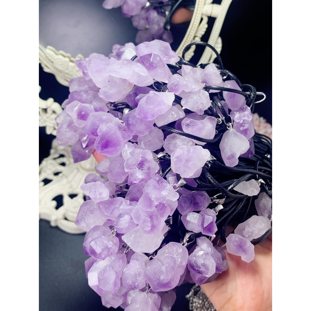 Vòng cổ thạch anh tím Choker mang lại may mắn - Lador Jewelry