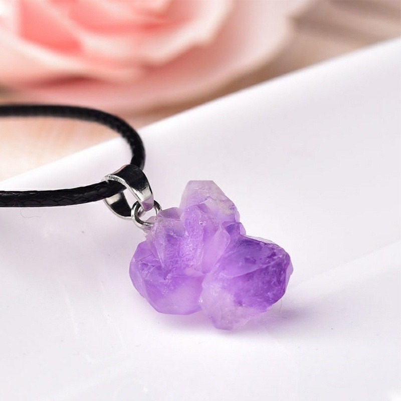 Vòng cổ thạch anh tím Choker mang lại may mắn - Lador Jewelry
