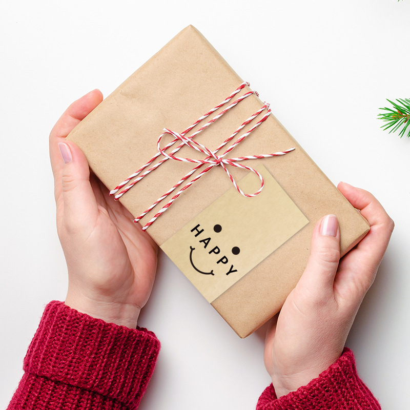 Tem cảm ơn, tem niêm phong hộp hàng, nhãn dán gói hàng đáng yêu