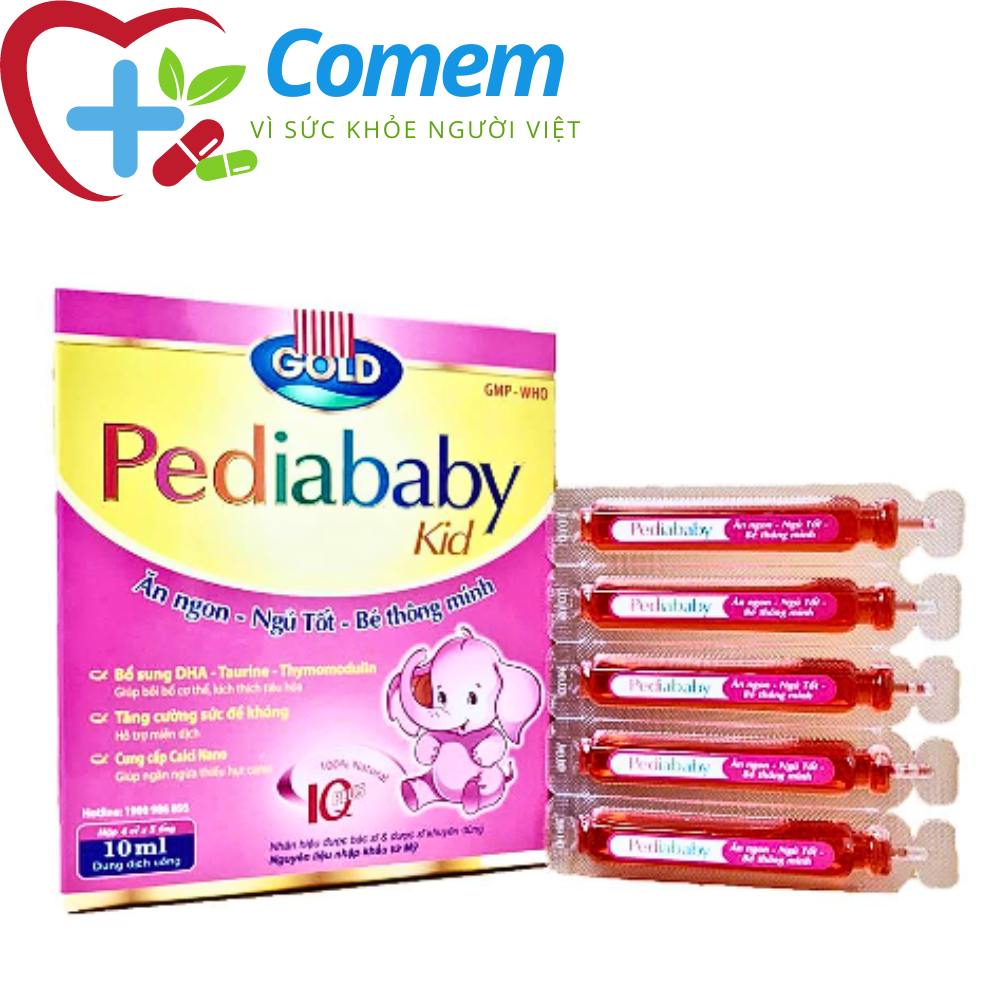 Pediababy kid gold bổ sung canxi, phát triển chiều cao