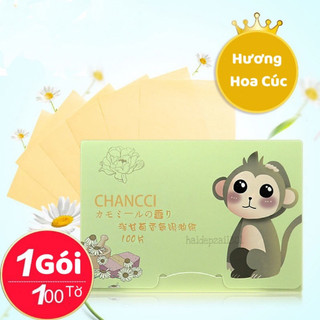 Giấy Thấm Dầu Gói 100 Tờ Hàng Nội Địa