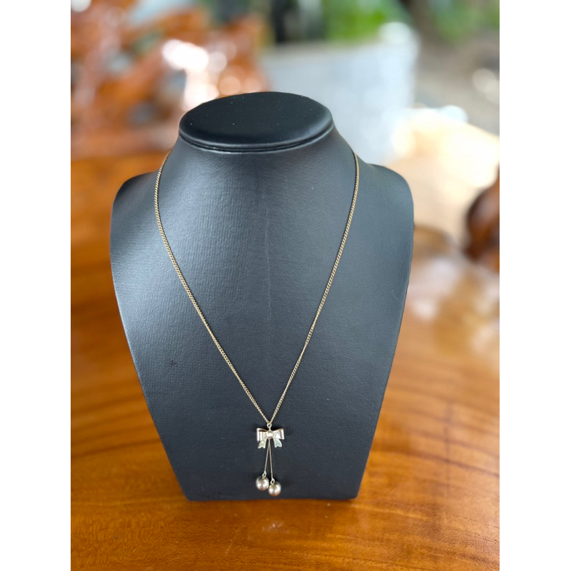 Dây chuyền si nhật hình nơ xinh xắn dành cho nữ