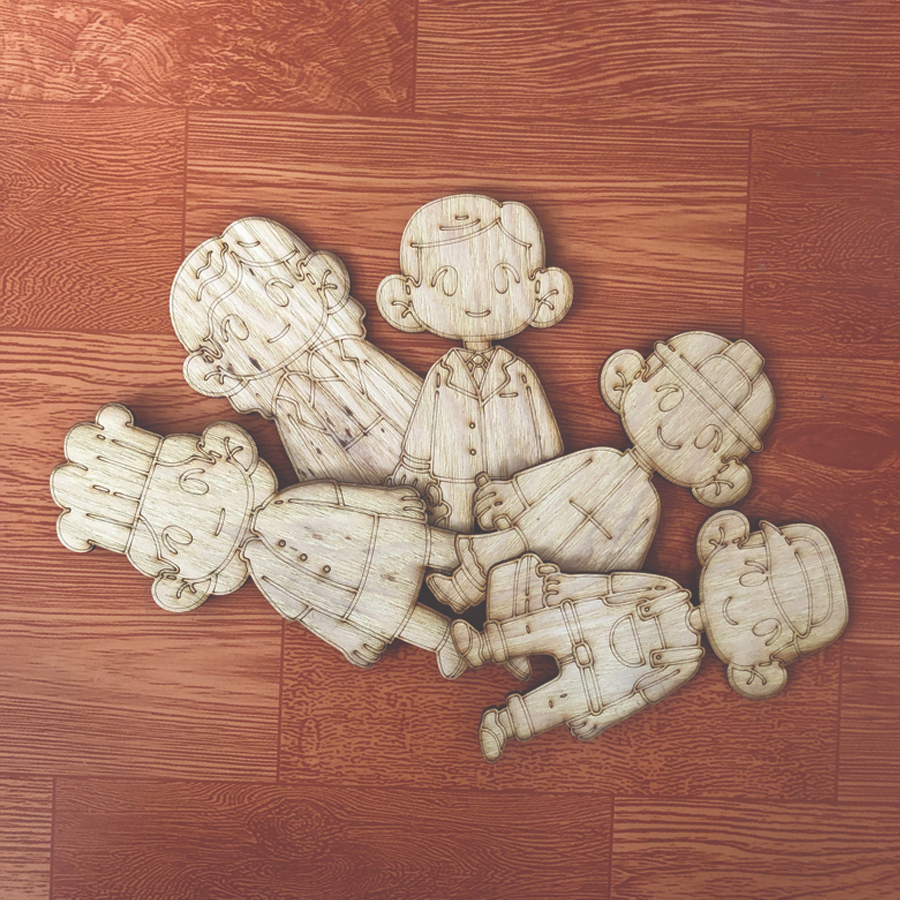 Bộ 10 Hình Tô Màu Gỗ Giúp Bé Vẽ Lên Những Ước Mơ Của Mình - Tự Do Tư Duy Lựa Chọn Nghề Mà Bé Yêu Thích