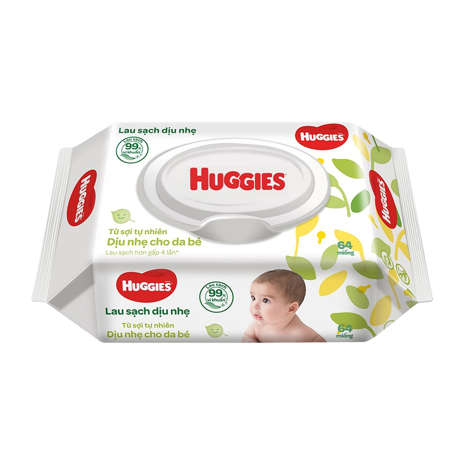 GIFT_Khăn Giấy Ướt Huggies 64 miếng