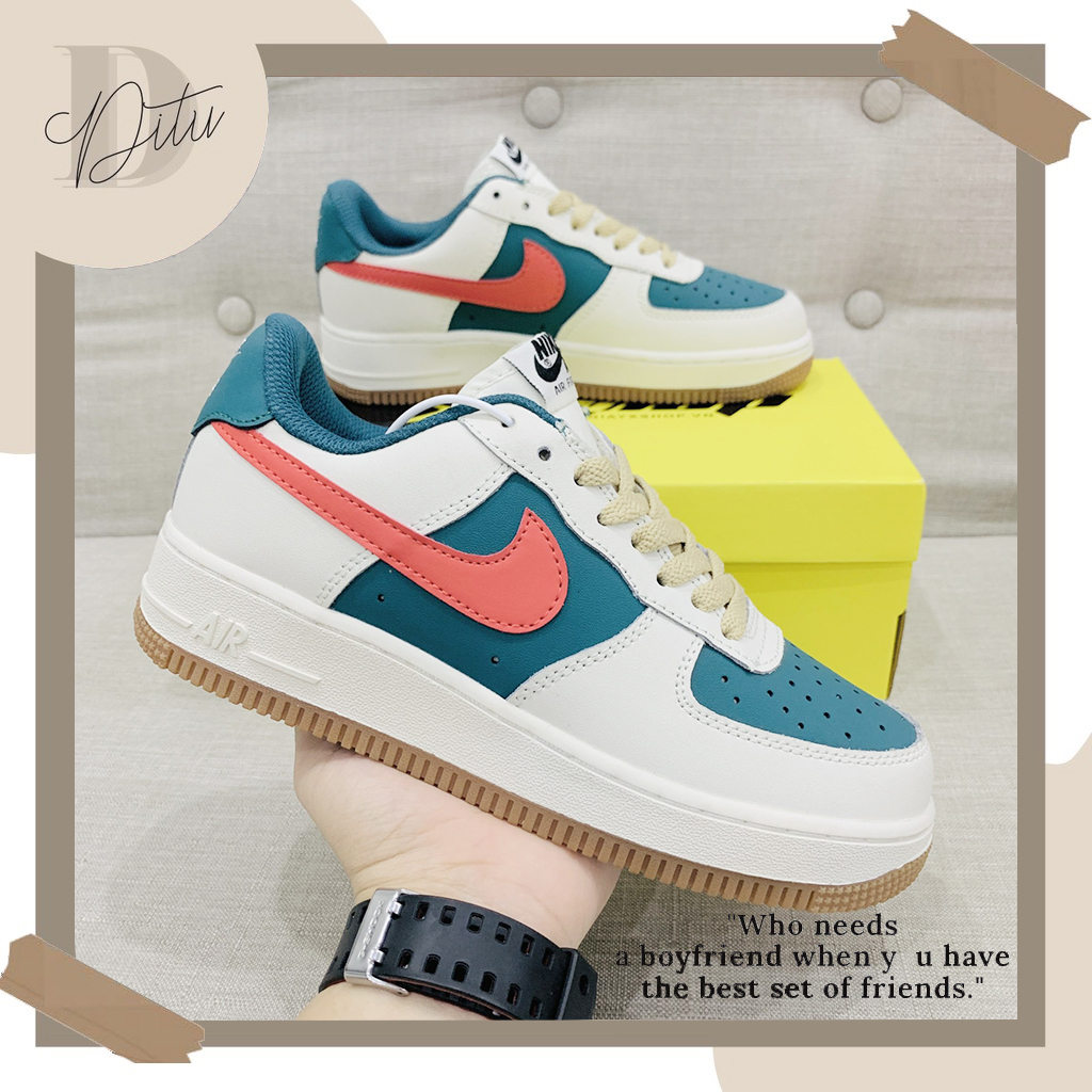 Giày Nike_Trắng AF1, Giày Air Force 1 Full Trắng Nam Nữ Màu Sắc Basic Dễ Phối Đồ Hàng Cao Cấp Full Box bill