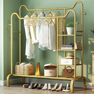Giá Kệ Treo Quần Áo Hình Sóng Kết Hợp Decor Phòng Ngủ Sang Trọng